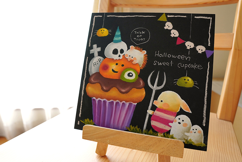 どんぐりアート　ハロウィン ありんこ先生 | 科学工作_どんぐりアート ハロウィン 秋ですね